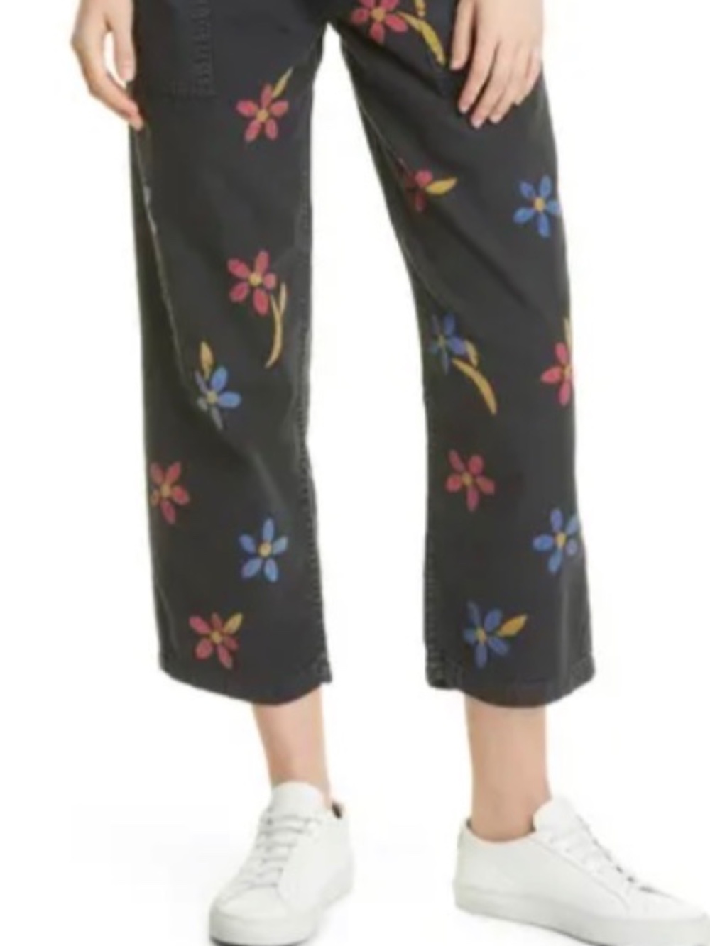 The Great Vintage Army Pants Washed Out Floral